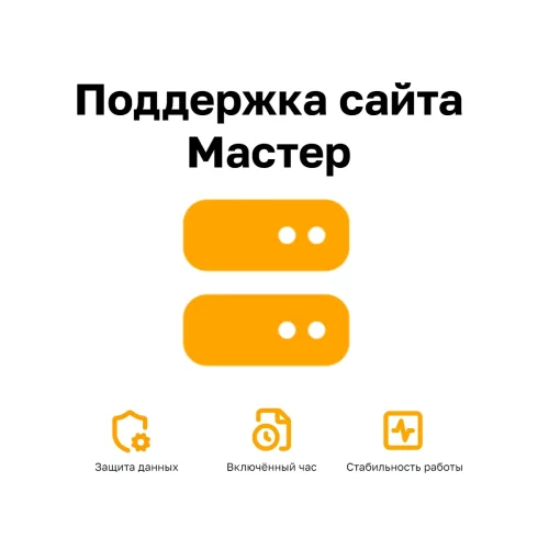 Поддержка сайта Пакет Мастер — ежемесячный мониторинг и техническая помощь от 2 900 ₽